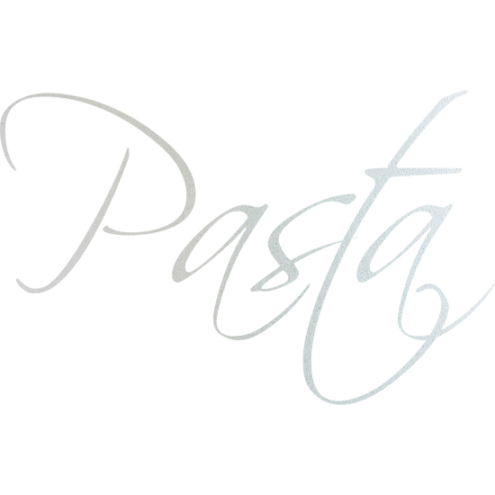 Frosted Window Glass Sticker - Set Ofchen Pasta