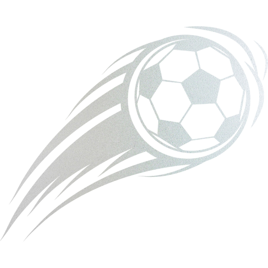 Frosted Window Glass Sticker - Soccer ball