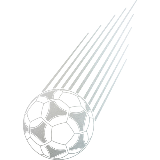 Frosted Window Glass Sticker - Soccer ball