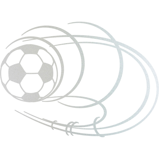 Frosted Window Glass Sticker - Soccer ball