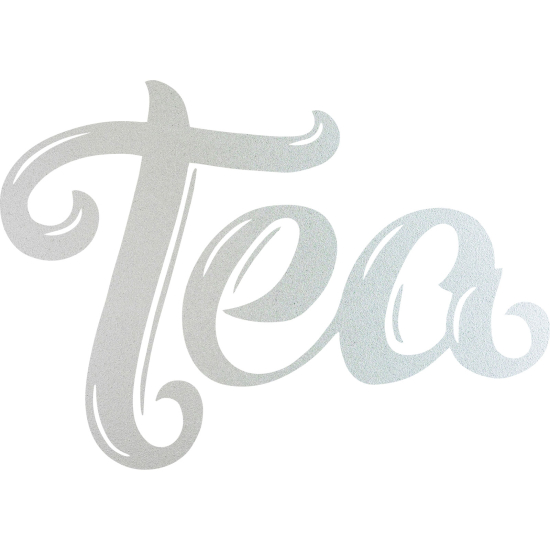 Frosted Window Glass Sticker - Tea