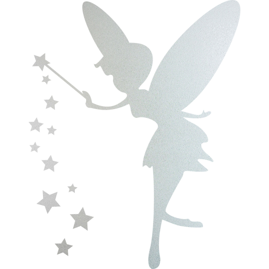 Frosted Window Glass Sticker - Tinker Bell