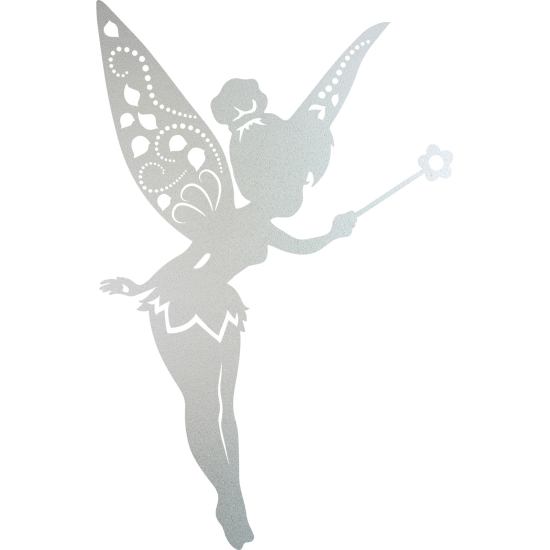 Frosted Window Glass Sticker - Tinker Bell