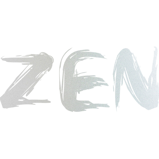 Frosted Window Glass Sticker - Zen