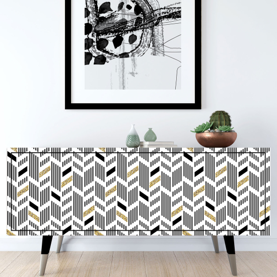 Furniture Sticker - Chevron Pattern