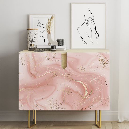 Furniture Sticker - Marbled Effect