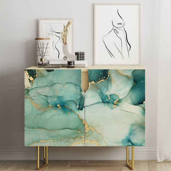 Furniture Sticker - Marbled Effect