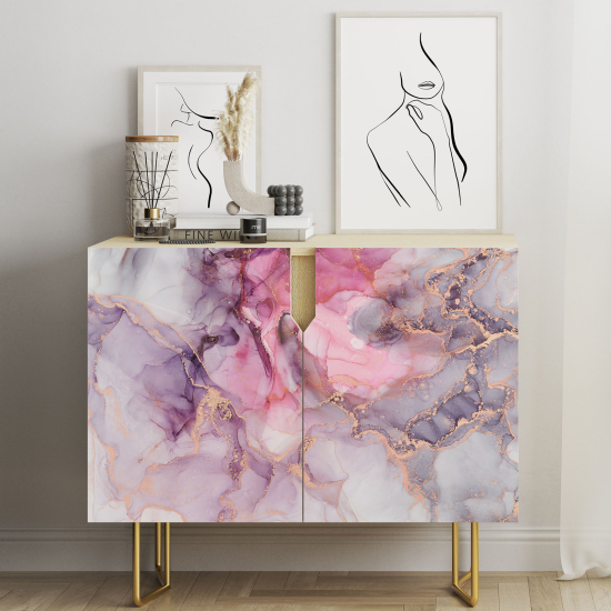 Furniture Sticker - Marbled Effect