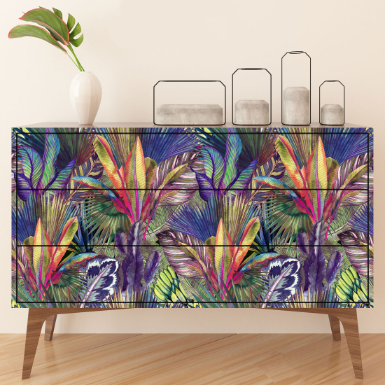 Furniture Sticker - Tropical Pattern