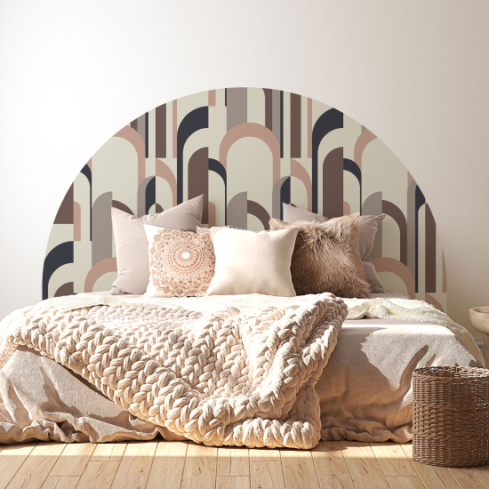 Headboard Wall Sticker - Arches Design