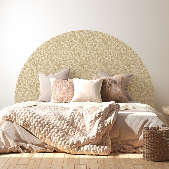 Headboard Wall Sticker - Baroque pattern