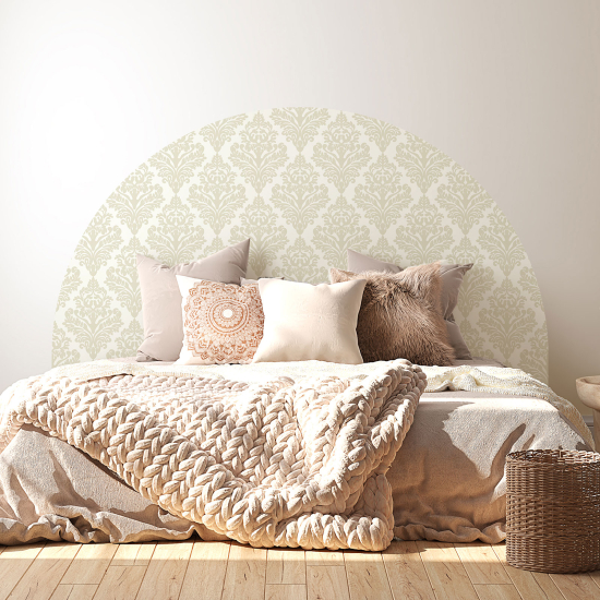 Headboard Wall Sticker - Baroque pattern