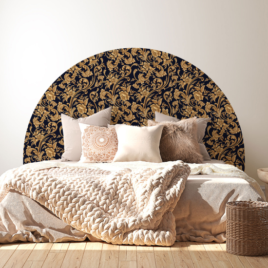 Headboard Wall Sticker - Baroque pattern