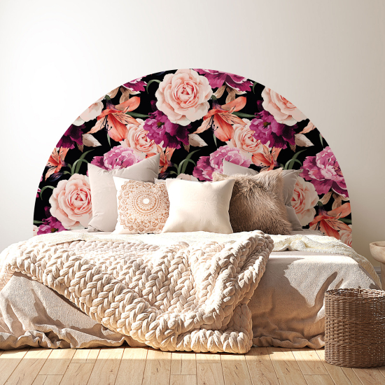 Headboard Wall Sticker - Flowers