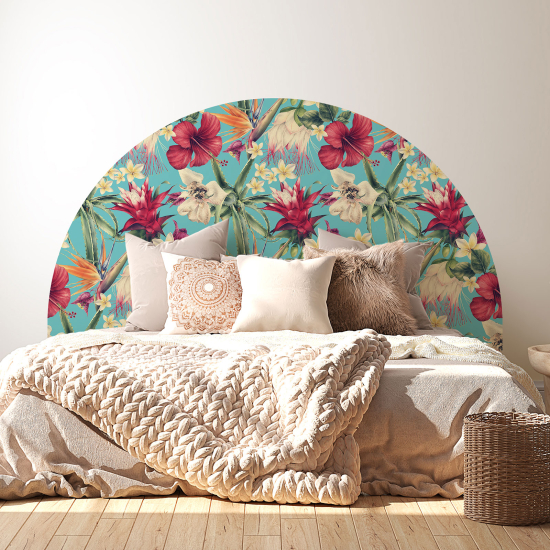 Headboard Wall Sticker - Flowers