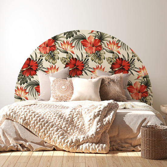 Headboard Wall Sticker - Flowers