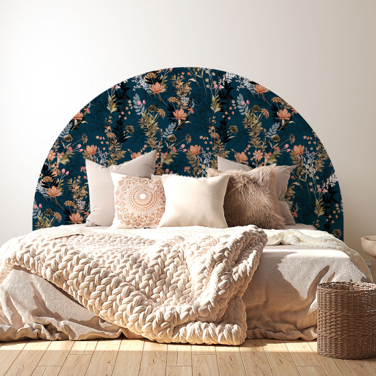 Headboard Wall Sticker - Flowers