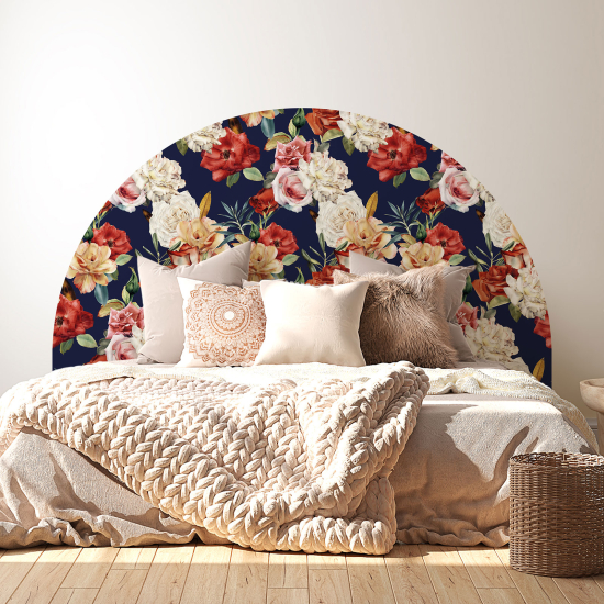 Headboard Wall Sticker - Flowers