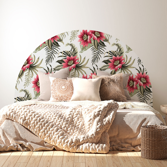 Headboard Wall Sticker - Flowers