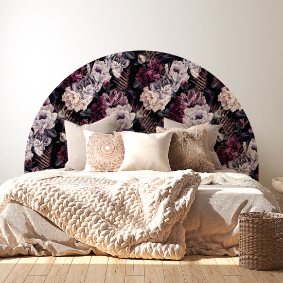 Headboard Wall Sticker - Flowers