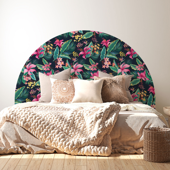 Headboard Wall Sticker - Flowers