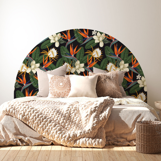 Headboard Wall Sticker - Flowers