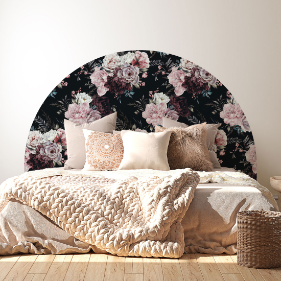 Headboard Wall Sticker - Flowers