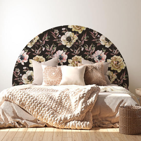 Headboard Wall Sticker - Flowers