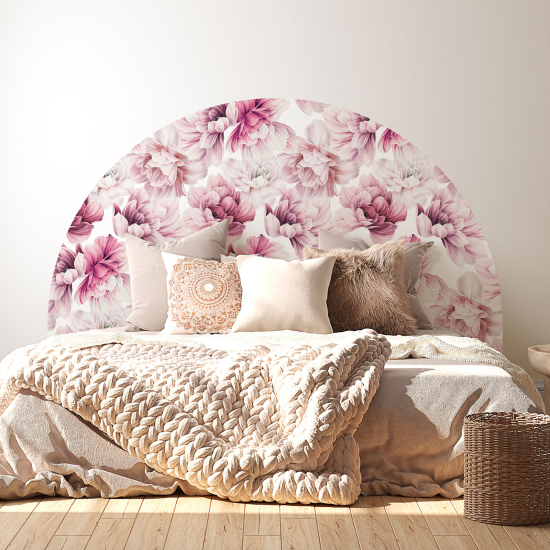 Headboard Wall Sticker - Flowers