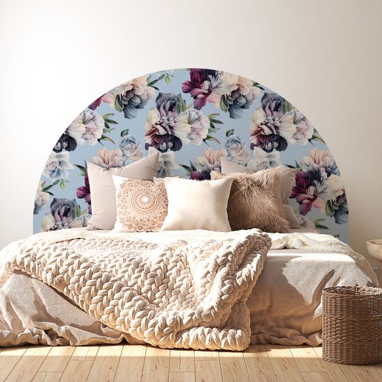 Headboard Wall Sticker - Flowers