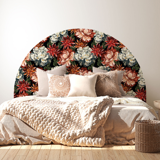 Headboard Wall Sticker - Flowers