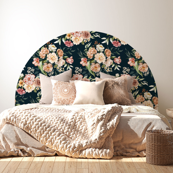 Headboard Wall Sticker - Flowers