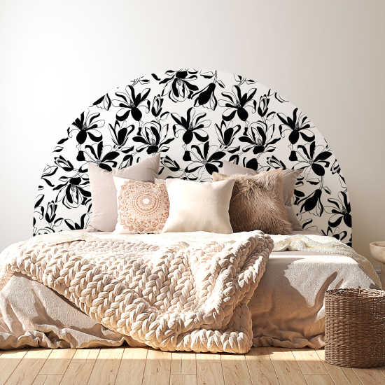 Headboard Wall Sticker - Flowers