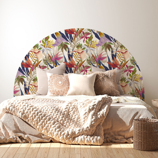 Headboard Wall Sticker - Flowers