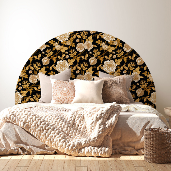 Headboard Wall Sticker - Flowers