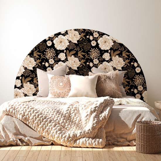 Headboard Wall Sticker - Flowers