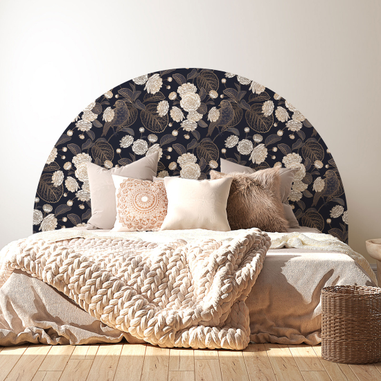 Headboard Wall Sticker - Flowers