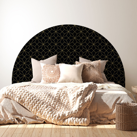 Headboard Wall Sticker - Geometric pattern