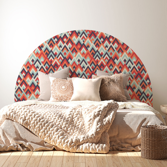 Headboard Wall Sticker - Geometric Pattern