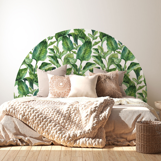 Headboard Wall Sticker - Leaves