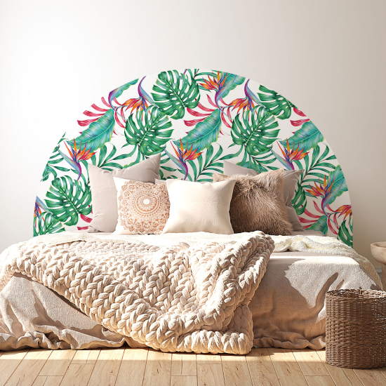 Headboard Wall Sticker - Leaves