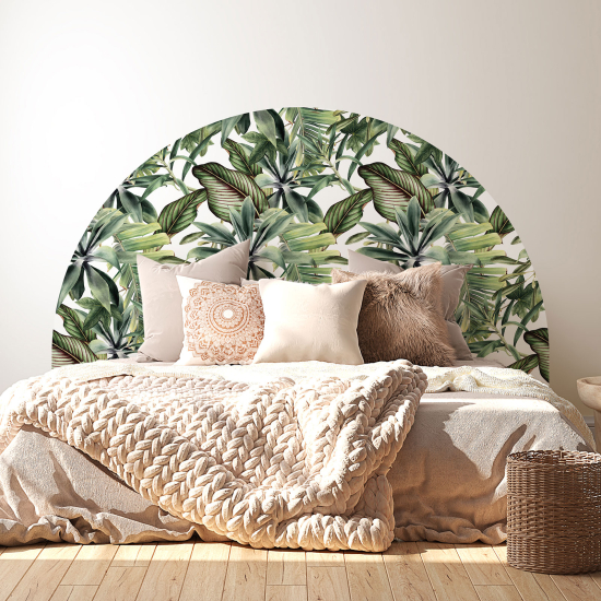 Headboard Wall Sticker - Leaves