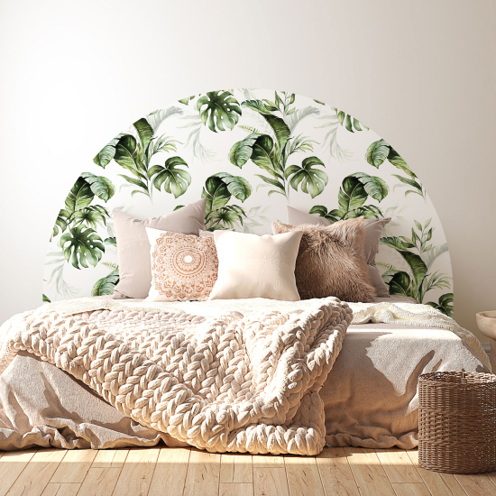 Headboard Wall Sticker - Leaves