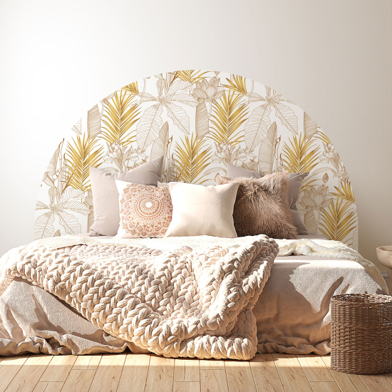 Headboard Wall Sticker - Leaves