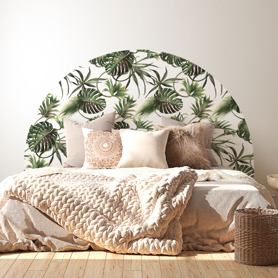 Headboard Wall Sticker - Leaves