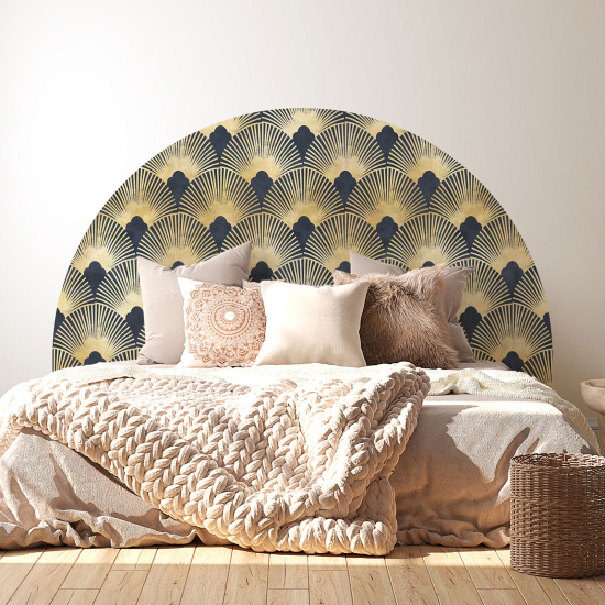 Headboard Wall Sticker - Oriental pattern