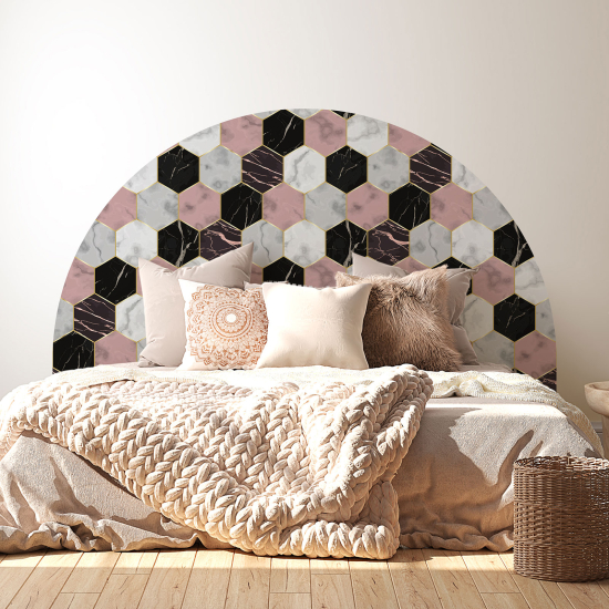 Headboard Wall Sticker - Terracotta tile