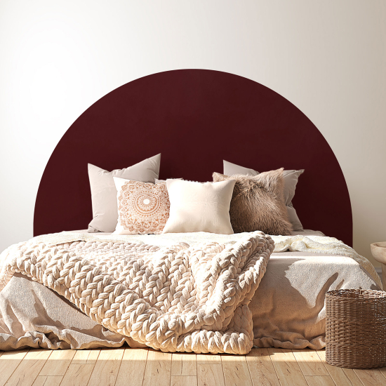 Headboard Wall Sticker - Trendy color