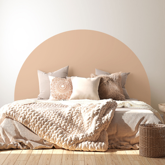 Headboard Wall Sticker - Trendy color