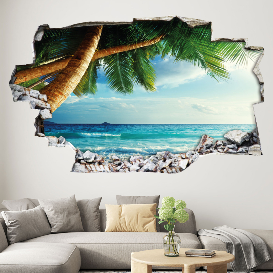 Hole In The Wall Sticker - Optical illusions - Palm Beach